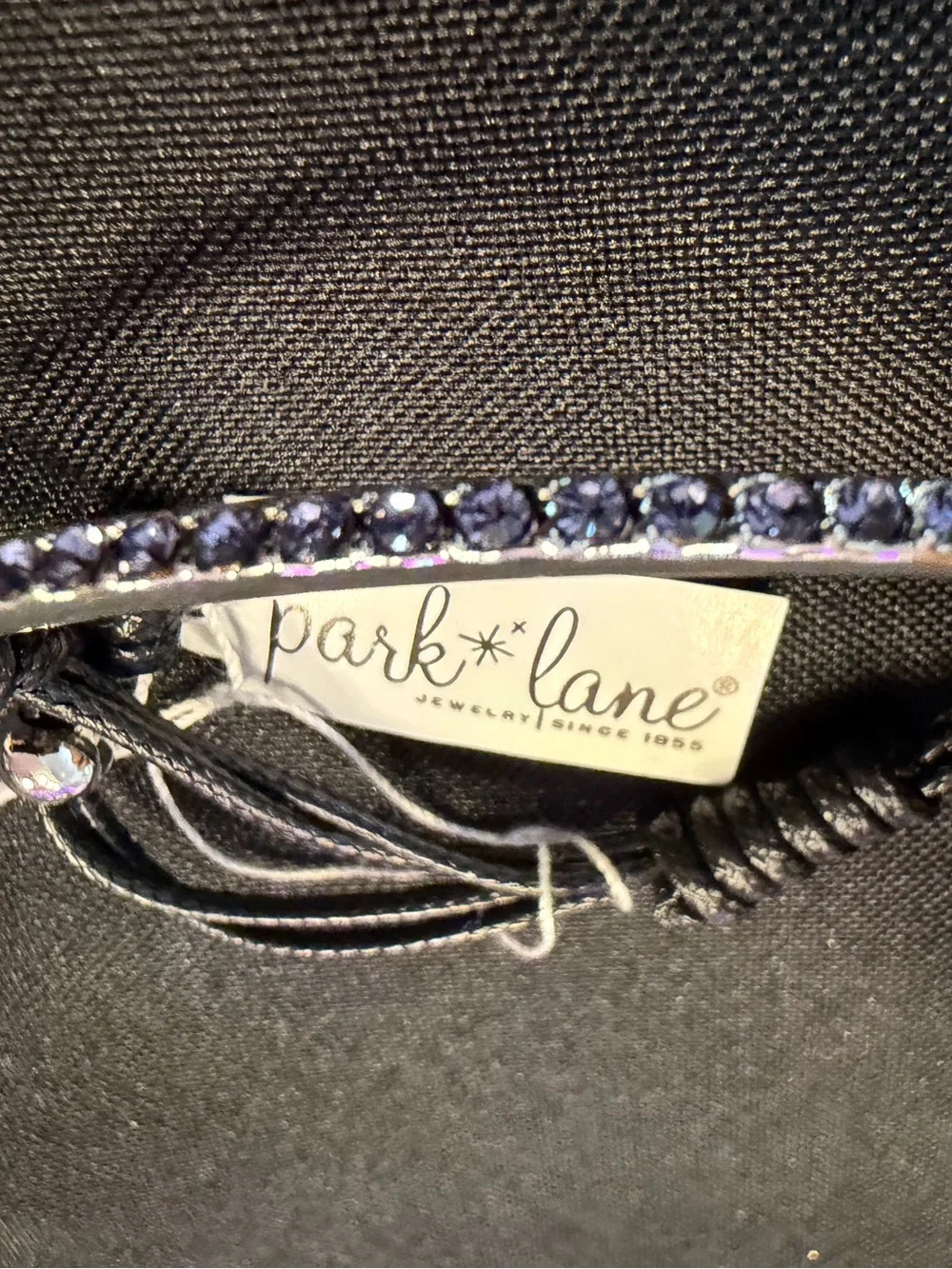 Park Lane Blue Purple Crystal Adjustable Bracelet NWT